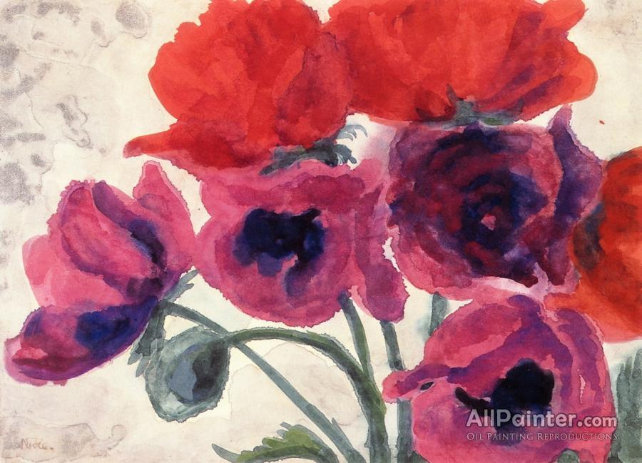 Emil Nolde Oriental Poppies Oil Painting Reproductions for sale ...