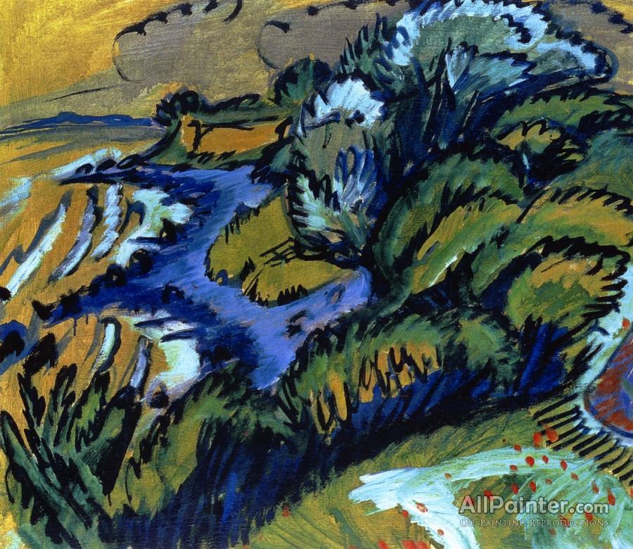 Ernst Ludwig Kirchner Fehmarn Coast Oil Painting