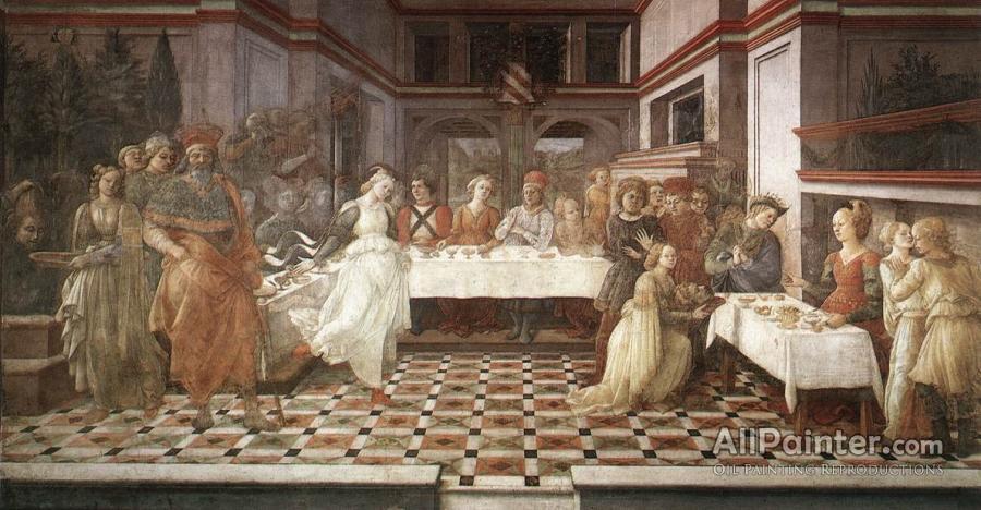 Fra Filippo Lippi Herod's Banquet Oil Painting Reproductions for sale ...