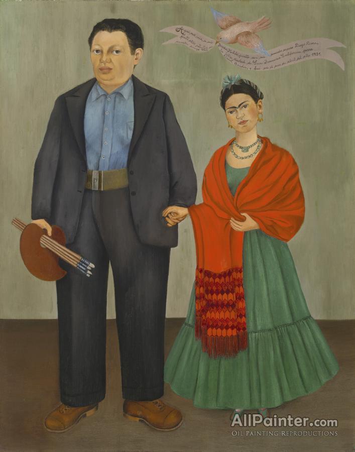 Frida Kahlo Frieda And Diego Rivera, 1931 Oil Painting Reproductions ...
