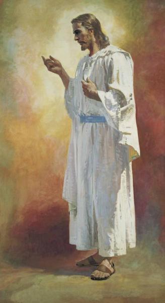 Harry Anderson Resurrected Christ (second Coming Detail) Oil Painting ...