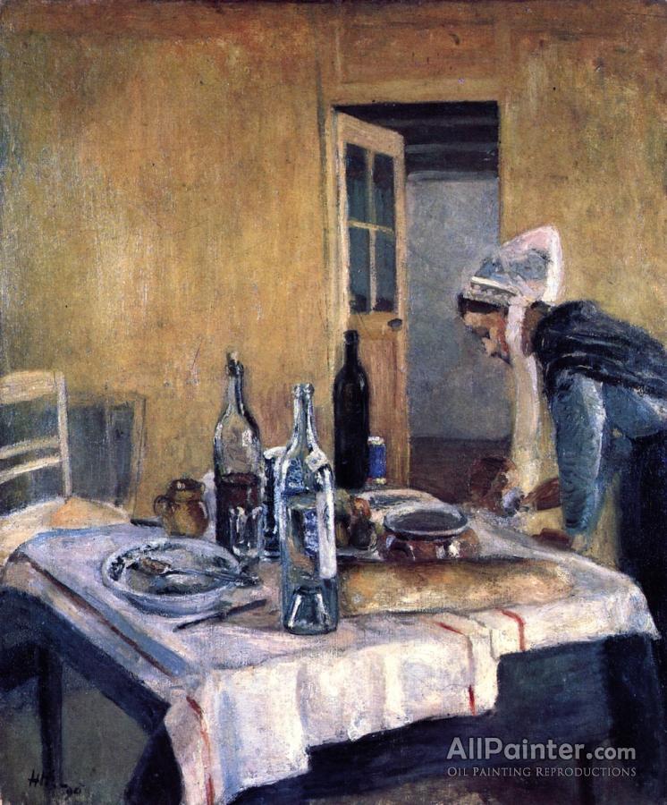 Henri Matisse Breton Serving Girl Oil Painting Reproductions for sale ...