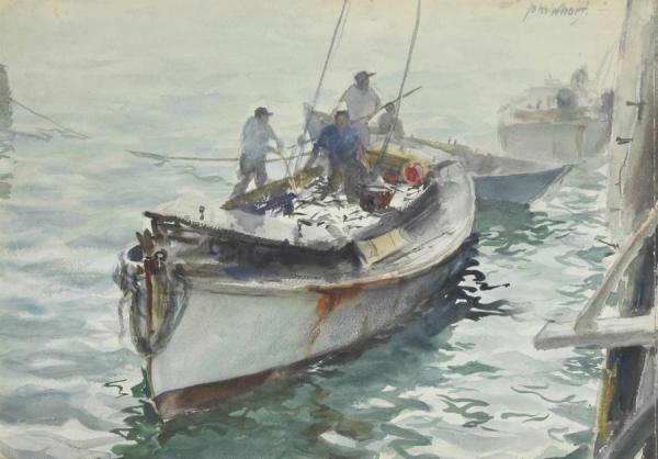 Cod Fishing, Art Painting by John Whorf