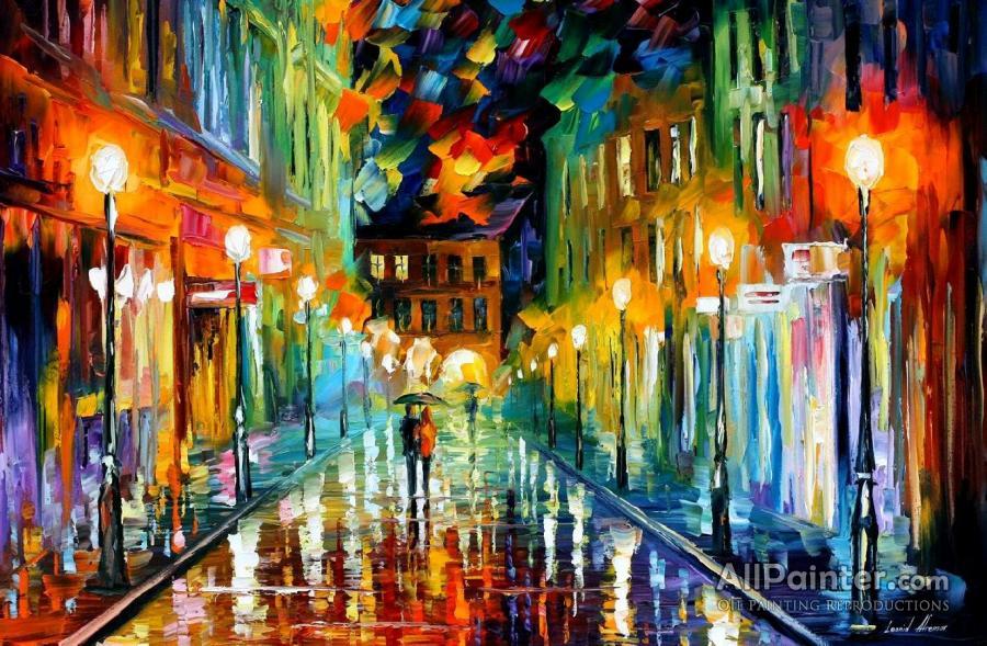 Leonid Afremov Romantic Evening Oil Painting Reproductions for sale ...