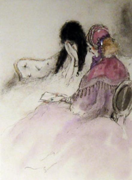 Louis Icart Meditation Oil Painting Reproductions for sale