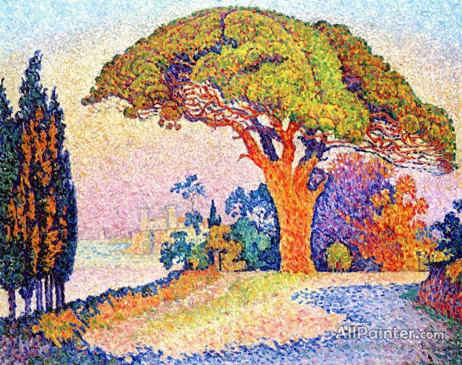 Paul Signac The Pin De Bertaud, Saint-tropez Oil Painting Reproductions