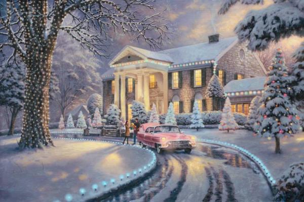 Thomas Kinkade Presents - Christmas Lodge (DVD, 2011) Brand New Sealed  Slipcover