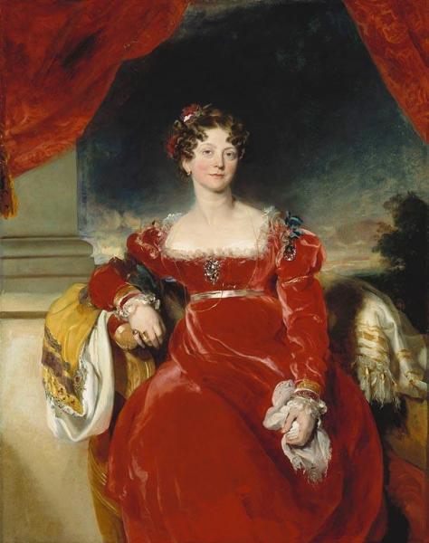 Thomas Lawrence Caroline, Princess Of Wales And Princess Charlotte Oil ...