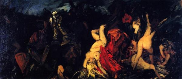 Dante's Inferno by Wilhelm Trübner Reproduction Painting for Sale